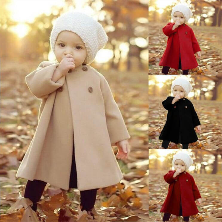 Children's Trench Coat For Winter | Designer Trench Coat For Kids